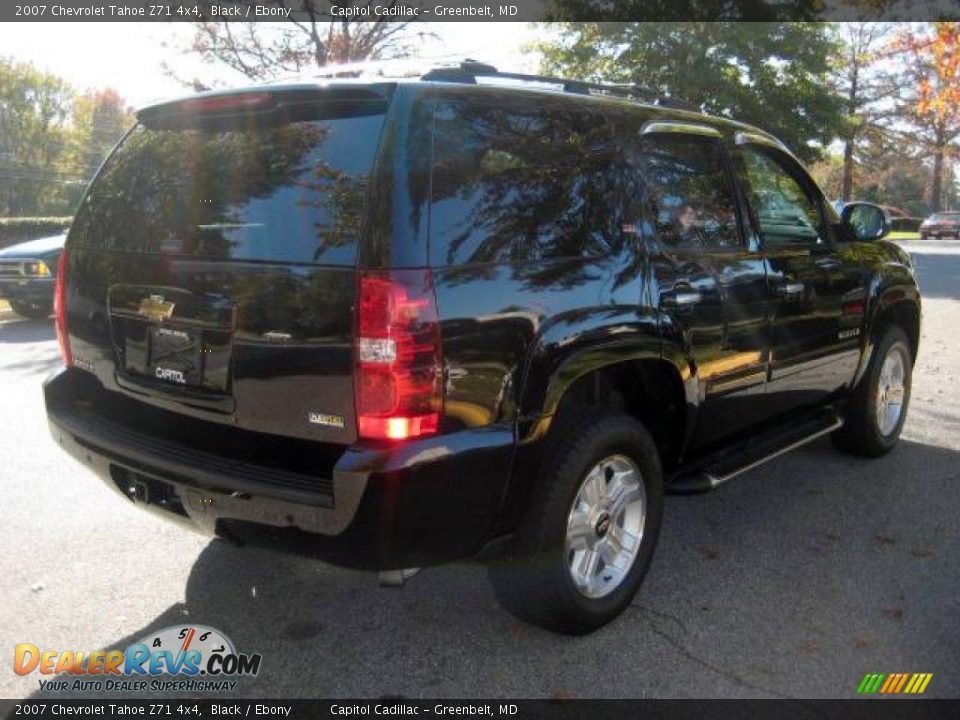 2007 Chevrolet Tahoe Z71 4x4 Black / Ebony Photo #4