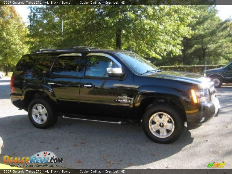 2007 Chevrolet Tahoe Z71 4x4 Black / Ebony Photo #5