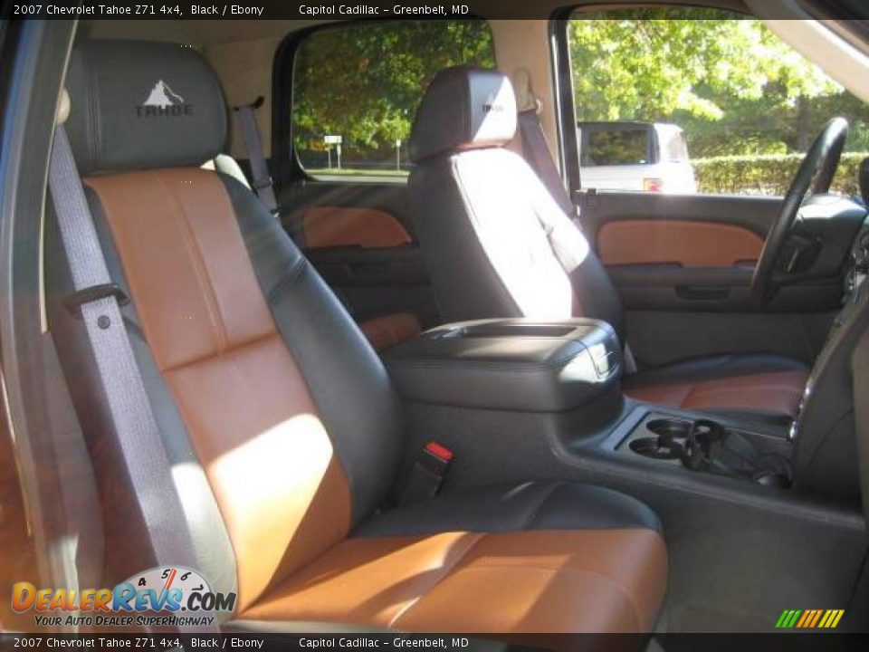 2007 Chevrolet Tahoe Z71 4x4 Black / Ebony Photo #12