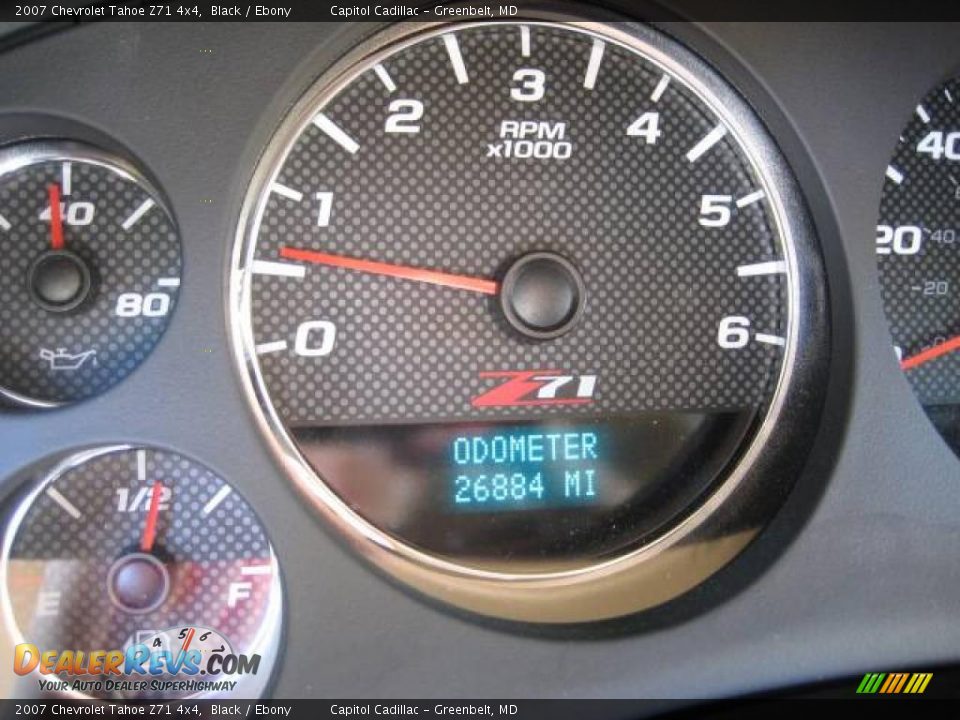 2007 Chevrolet Tahoe Z71 4x4 Black / Ebony Photo #21