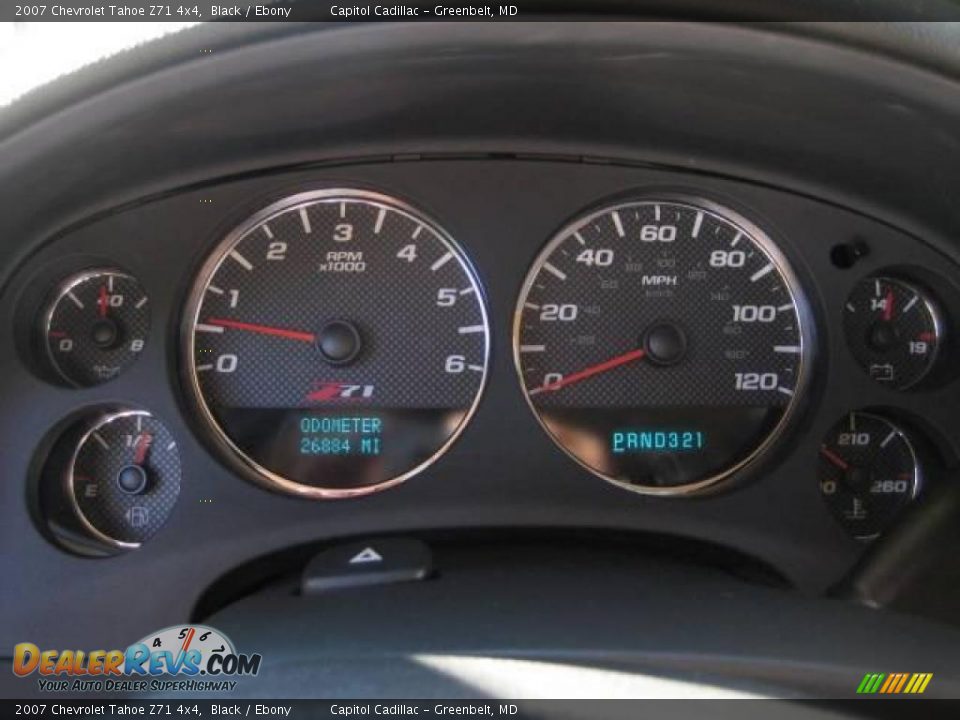 2007 Chevrolet Tahoe Z71 4x4 Black / Ebony Photo #22