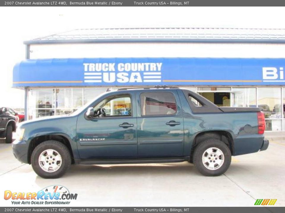 2007 Chevrolet Avalanche LTZ 4WD Bermuda Blue Metallic / Ebony Photo #1