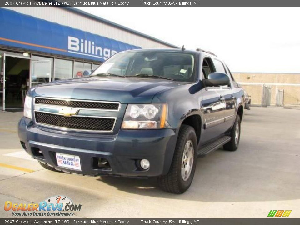2007 Chevrolet Avalanche LTZ 4WD Bermuda Blue Metallic / Ebony Photo #2