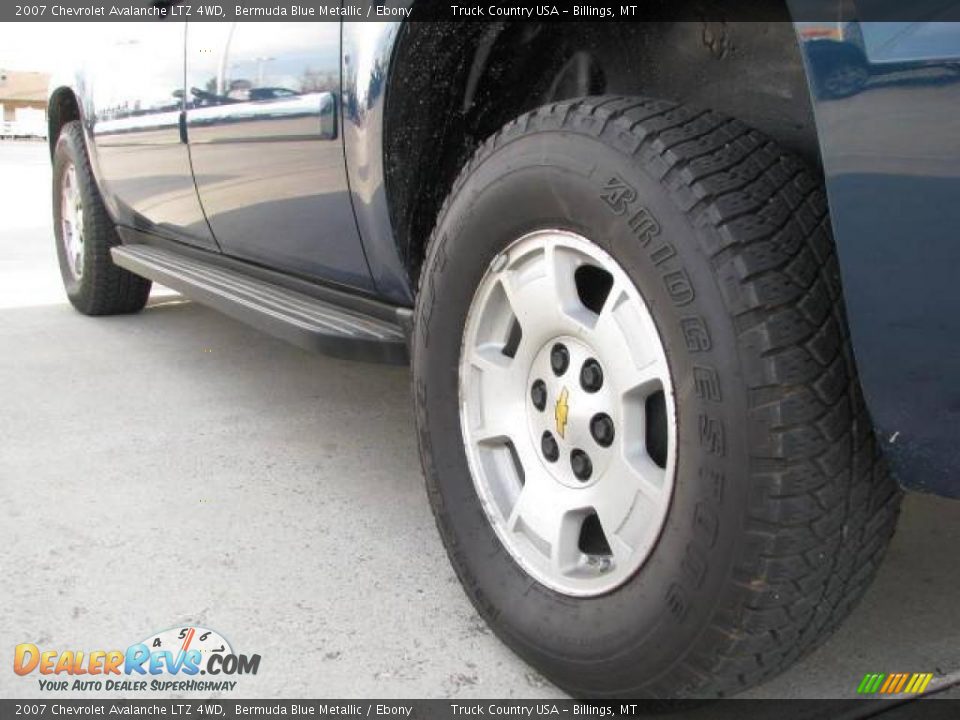 2007 Chevrolet Avalanche LTZ 4WD Bermuda Blue Metallic / Ebony Photo #7