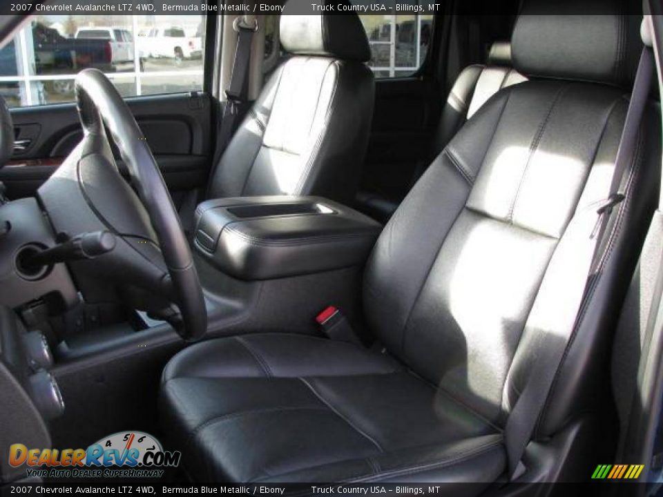 2007 Chevrolet Avalanche LTZ 4WD Bermuda Blue Metallic / Ebony Photo #10