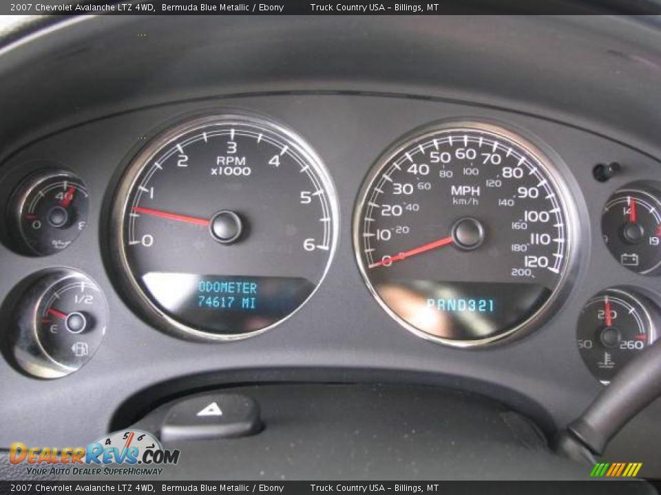 2007 Chevrolet Avalanche LTZ 4WD Bermuda Blue Metallic / Ebony Photo #13