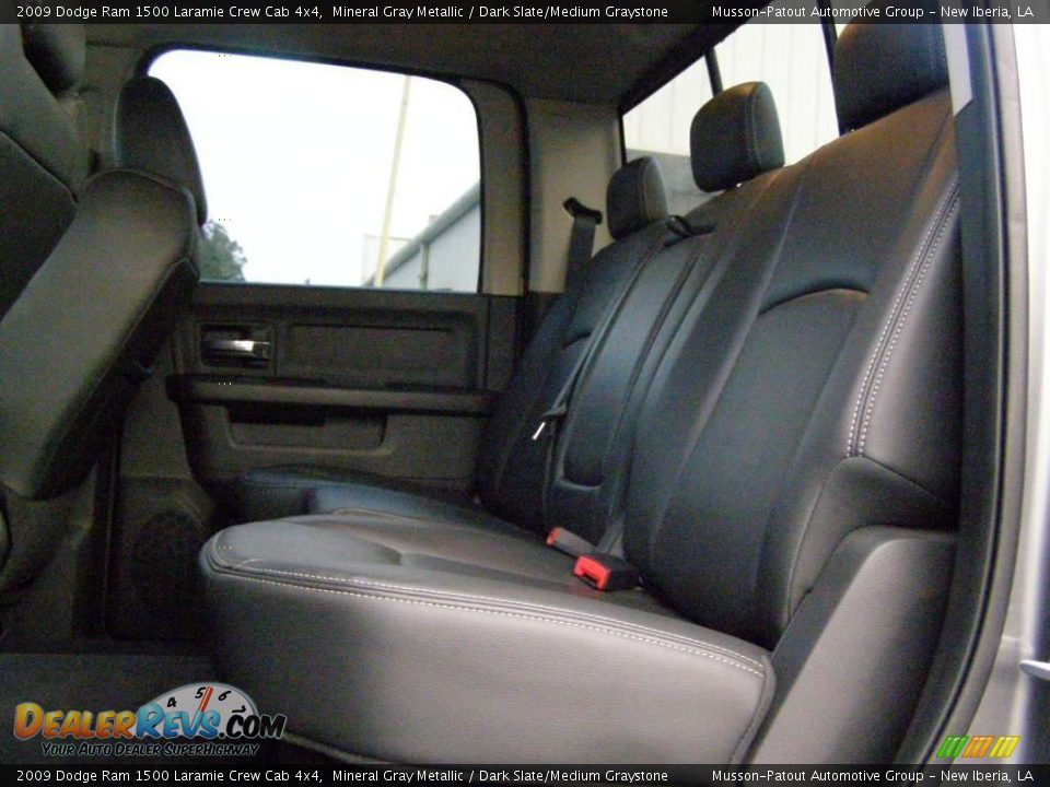 2009 Dodge Ram 1500 Laramie Crew Cab 4x4 Mineral Gray Metallic / Dark Slate/Medium Graystone Photo #10