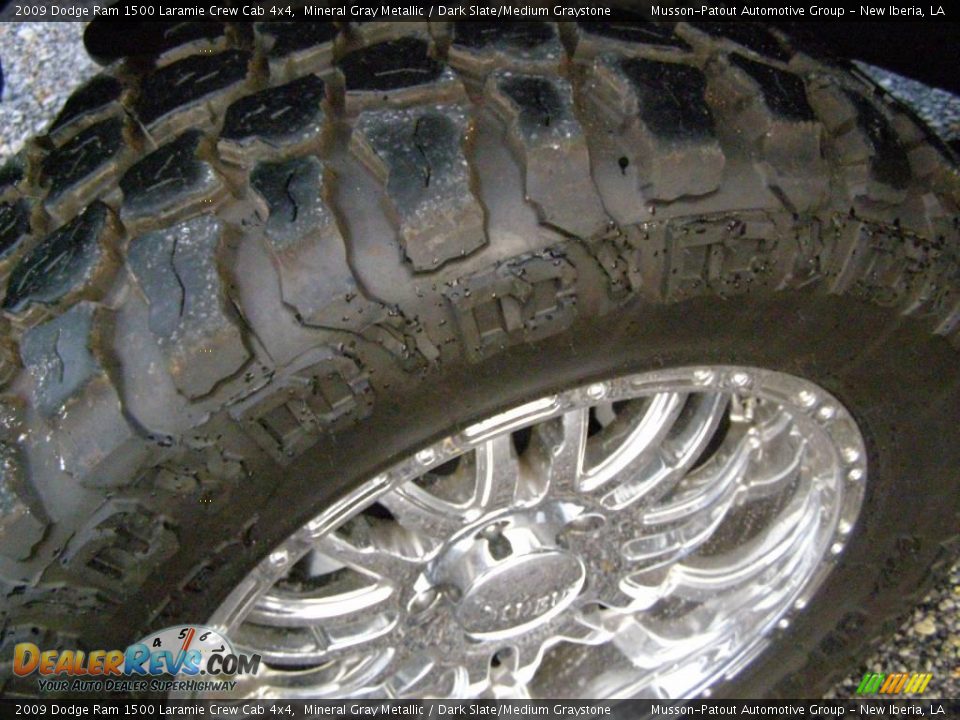 2009 Dodge Ram 1500 Laramie Crew Cab 4x4 Mineral Gray Metallic / Dark Slate/Medium Graystone Photo #12