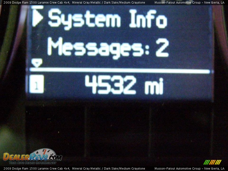 2009 Dodge Ram 1500 Laramie Crew Cab 4x4 Mineral Gray Metallic / Dark Slate/Medium Graystone Photo #14