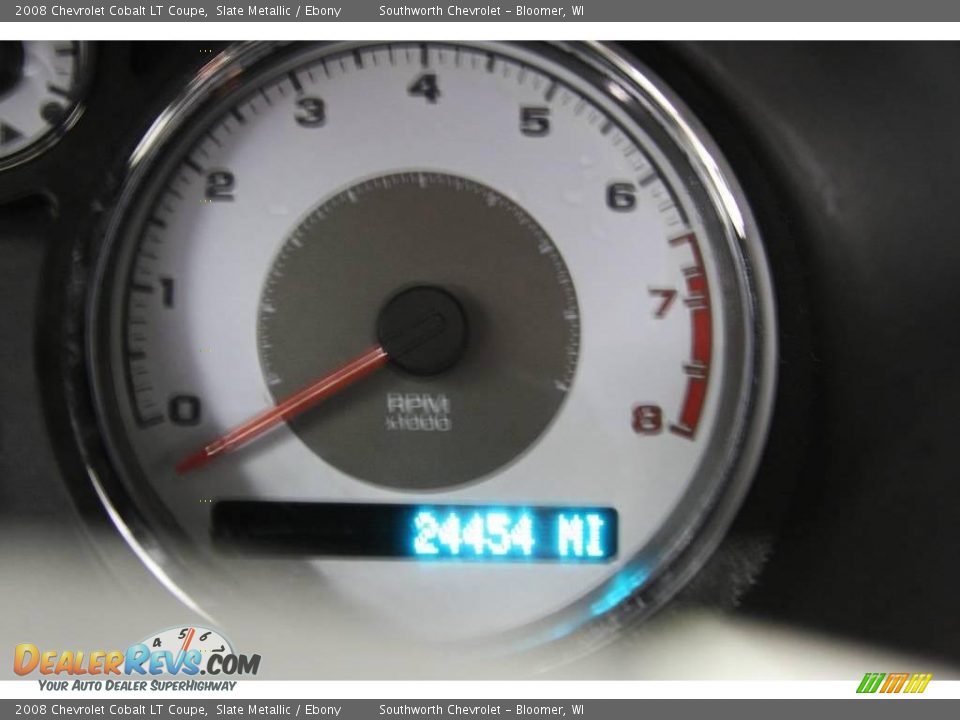 2008 Chevrolet Cobalt LT Coupe Slate Metallic / Ebony Photo #7