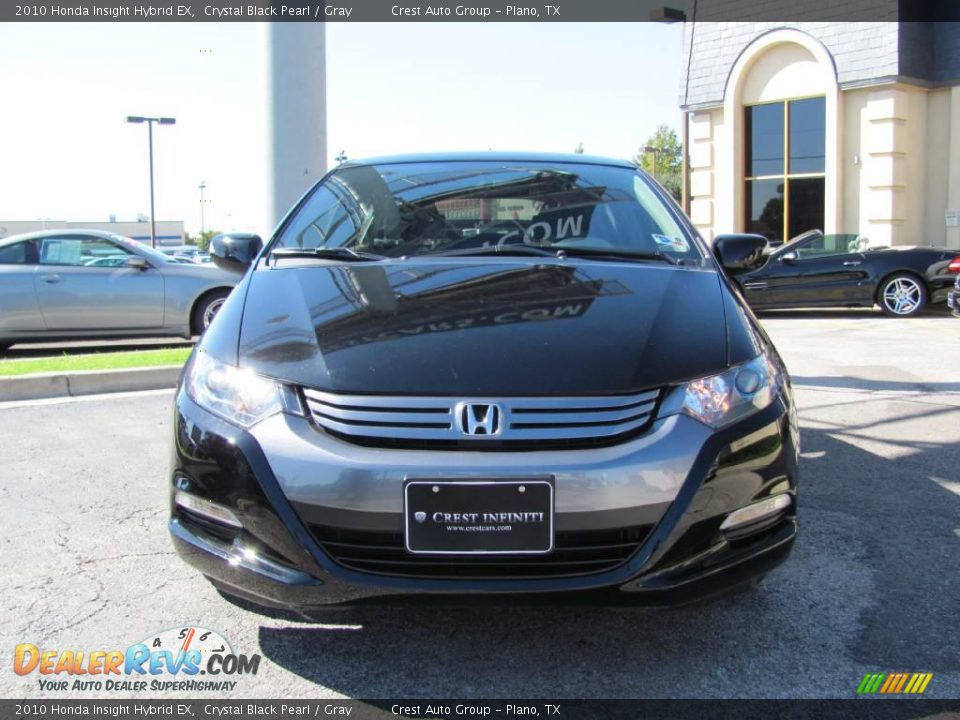 2010 Honda Insight Hybrid EX Crystal Black Pearl / Gray Photo #2