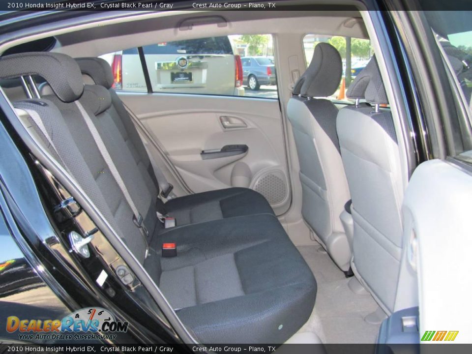 2010 Honda Insight Hybrid EX Crystal Black Pearl / Gray Photo #11