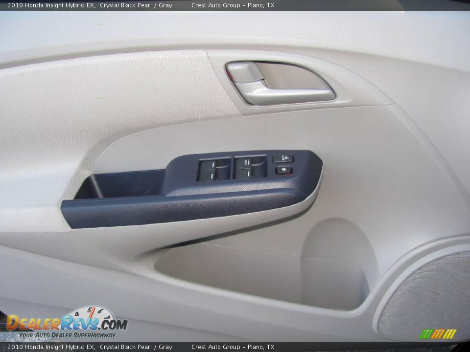 2010 Honda Insight Hybrid EX Crystal Black Pearl / Gray Photo #13