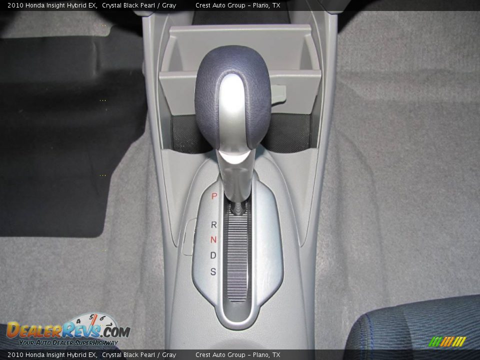2010 Honda Insight Hybrid EX Crystal Black Pearl / Gray Photo #22
