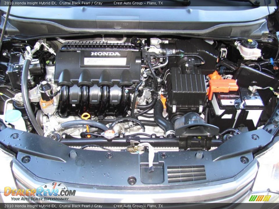2010 Honda Insight Hybrid EX Crystal Black Pearl / Gray Photo #23