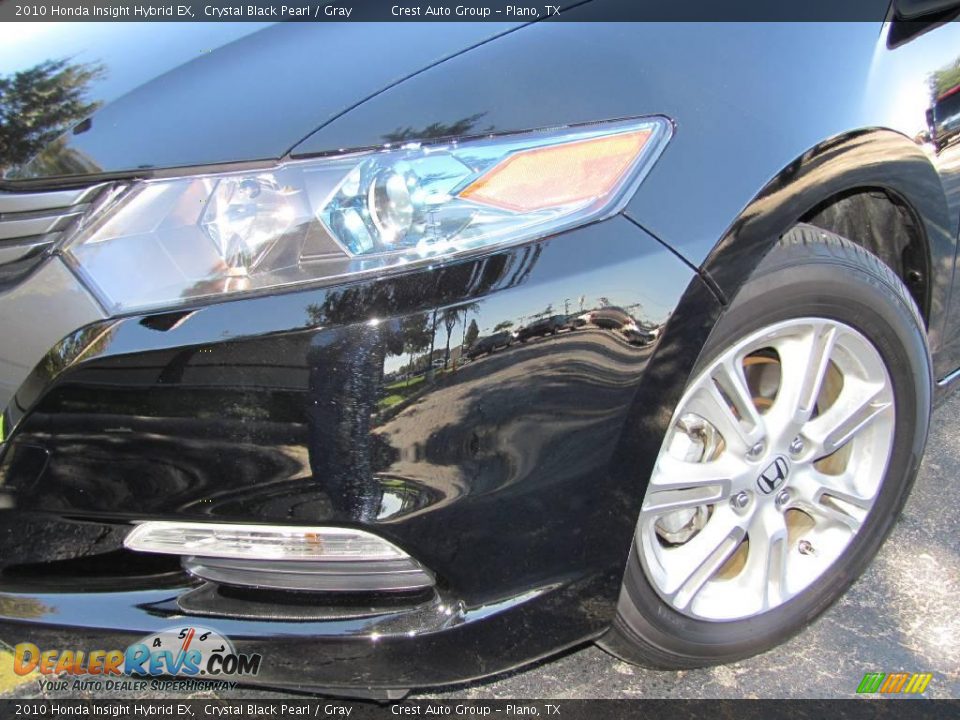 2010 Honda Insight Hybrid EX Crystal Black Pearl / Gray Photo #25