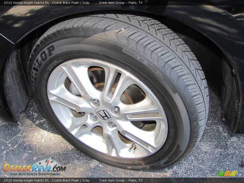 2010 Honda Insight Hybrid EX Crystal Black Pearl / Gray Photo #26