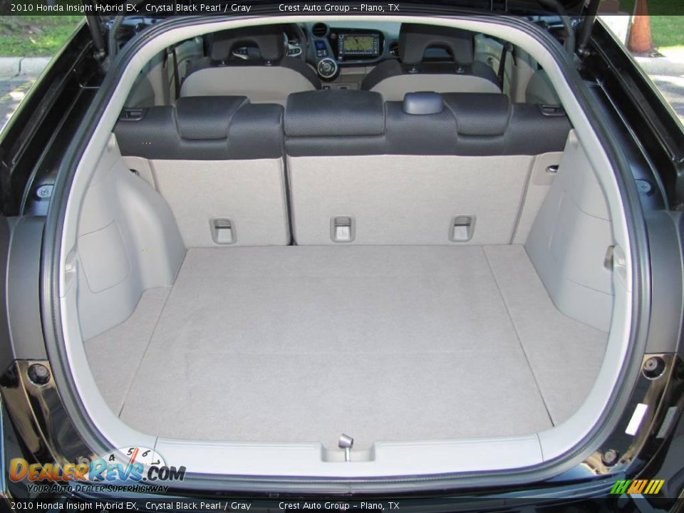 2010 Honda Insight Hybrid EX Crystal Black Pearl / Gray Photo #28