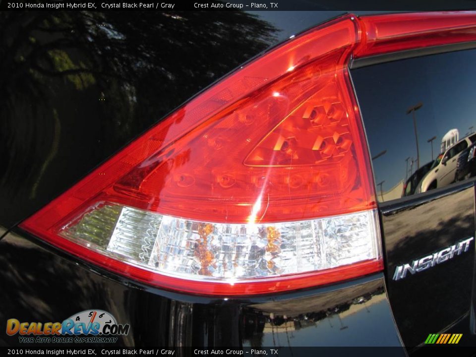 2010 Honda Insight Hybrid EX Crystal Black Pearl / Gray Photo #29