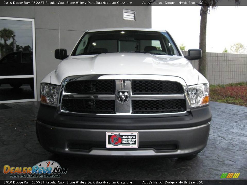 2010 Dodge Ram 1500 ST Regular Cab Stone White / Dark Slate/Medium Graystone Photo #3