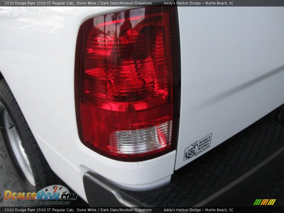 2010 Dodge Ram 1500 ST Regular Cab Stone White / Dark Slate/Medium Graystone Photo #8