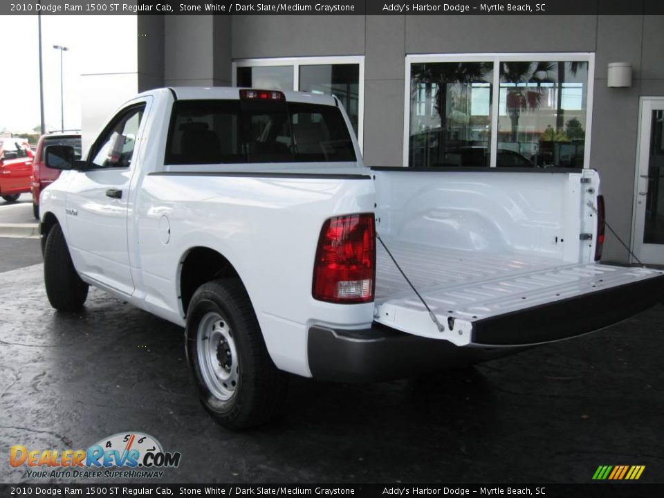 2010 Dodge Ram 1500 ST Regular Cab Stone White / Dark Slate/Medium Graystone Photo #9