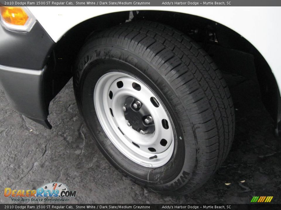 2010 Dodge Ram 1500 ST Regular Cab Stone White / Dark Slate/Medium Graystone Photo #11