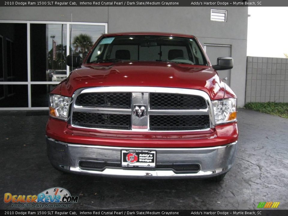 2010 Dodge Ram 1500 SLT Regular Cab Inferno Red Crystal Pearl / Dark Slate/Medium Graystone Photo #3