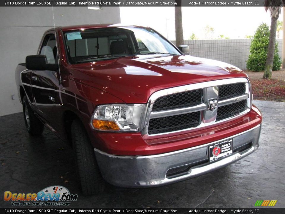 2010 Dodge Ram 1500 SLT Regular Cab Inferno Red Crystal Pearl / Dark Slate/Medium Graystone Photo #5