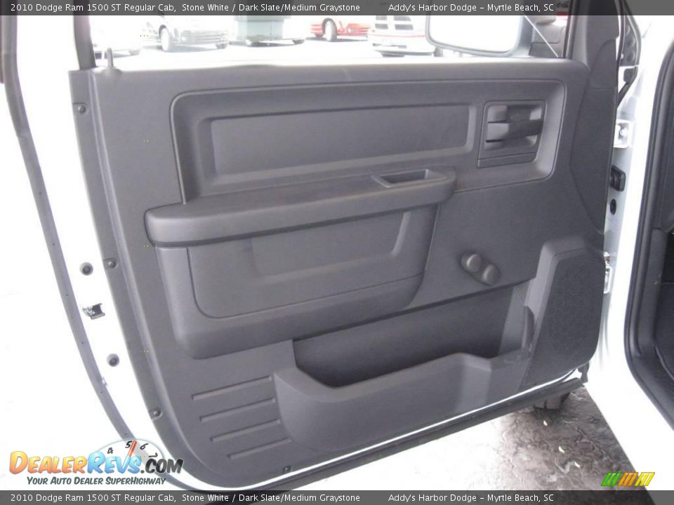 2010 Dodge Ram 1500 ST Regular Cab Stone White / Dark Slate/Medium Graystone Photo #16