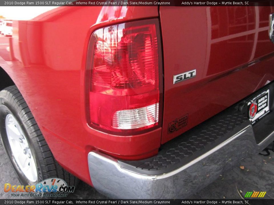 2010 Dodge Ram 1500 SLT Regular Cab Inferno Red Crystal Pearl / Dark Slate/Medium Graystone Photo #8