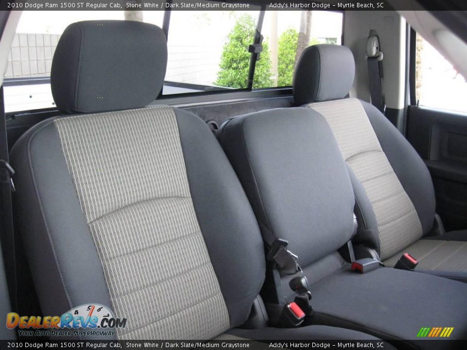 2010 Dodge Ram 1500 ST Regular Cab Stone White / Dark Slate/Medium Graystone Photo #17