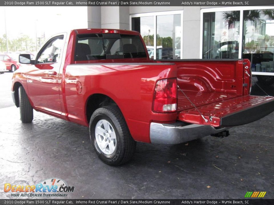 2010 Dodge Ram 1500 SLT Regular Cab Inferno Red Crystal Pearl / Dark Slate/Medium Graystone Photo #9