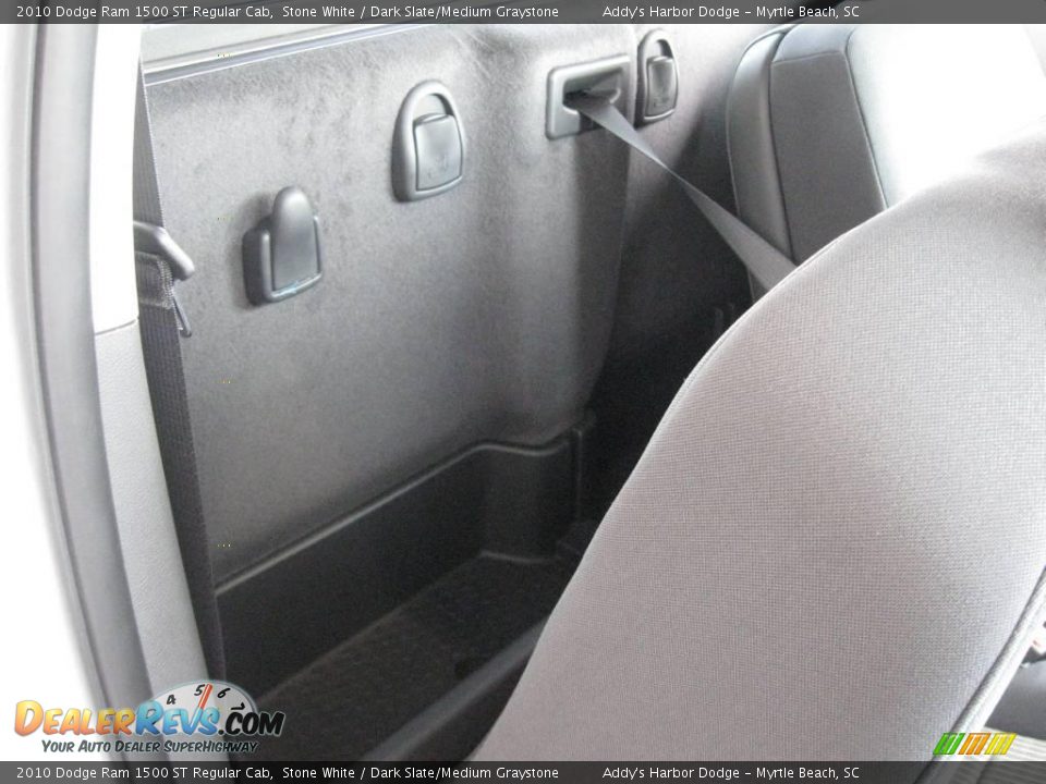 2010 Dodge Ram 1500 ST Regular Cab Stone White / Dark Slate/Medium Graystone Photo #19