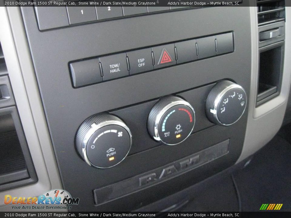 2010 Dodge Ram 1500 ST Regular Cab Stone White / Dark Slate/Medium Graystone Photo #21
