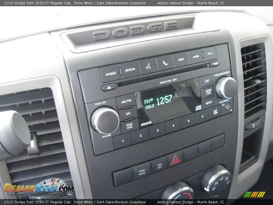 2010 Dodge Ram 1500 ST Regular Cab Stone White / Dark Slate/Medium Graystone Photo #23