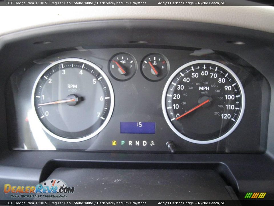 2010 Dodge Ram 1500 ST Regular Cab Stone White / Dark Slate/Medium Graystone Photo #24