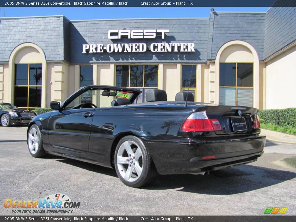 2005 BMW 3 Series 325i Convertible Black Sapphire Metallic / Black Photo #5