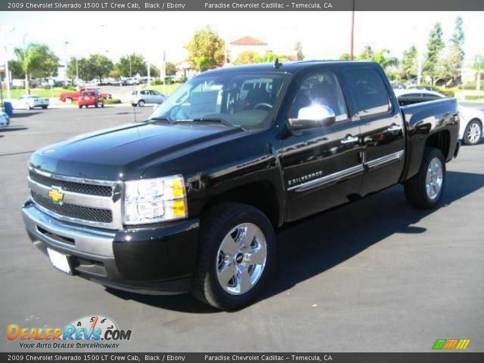2009 Chevrolet Silverado 1500 LT Crew Cab Black / Ebony Photo #3