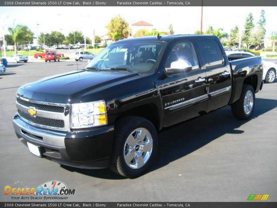 2009 Chevrolet Silverado 1500 LT Crew Cab Black / Ebony Photo #3