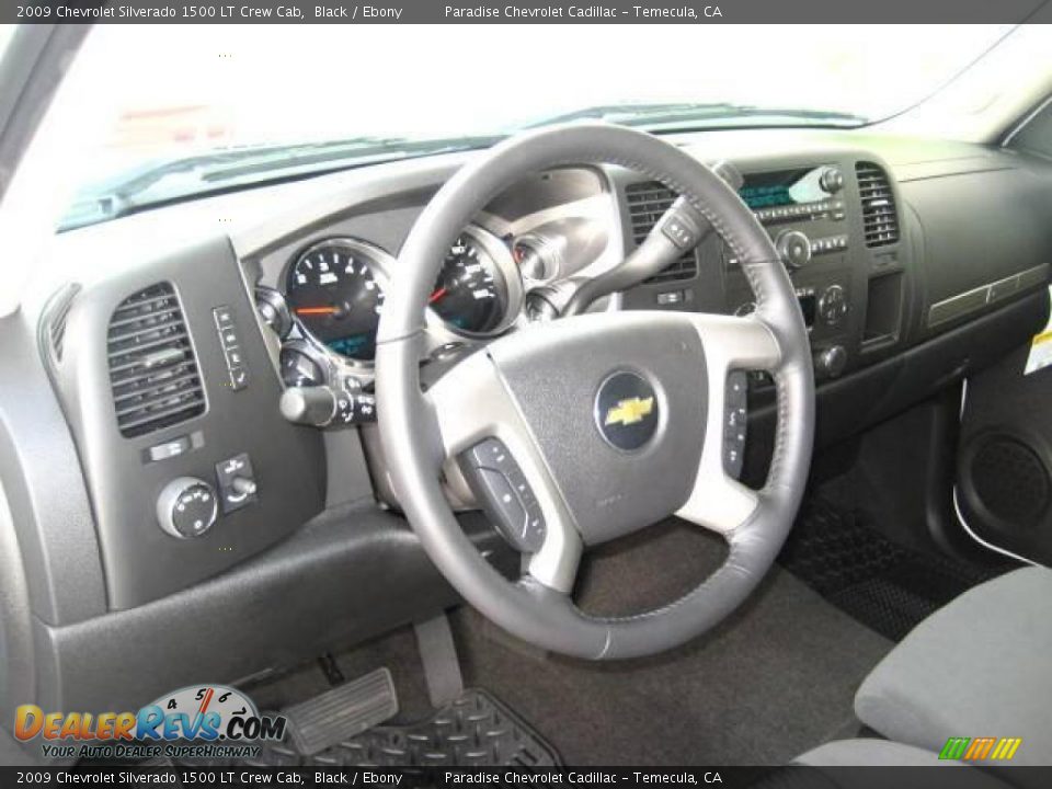 2009 Chevrolet Silverado 1500 LT Crew Cab Black / Ebony Photo #18