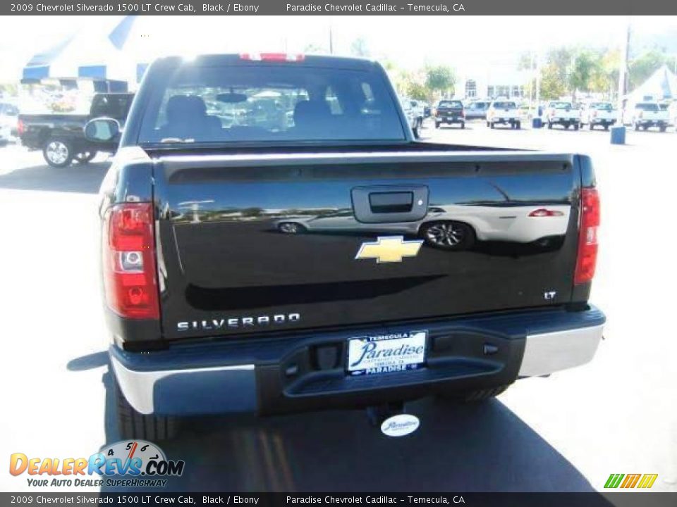2009 Chevrolet Silverado 1500 LT Crew Cab Black / Ebony Photo #10