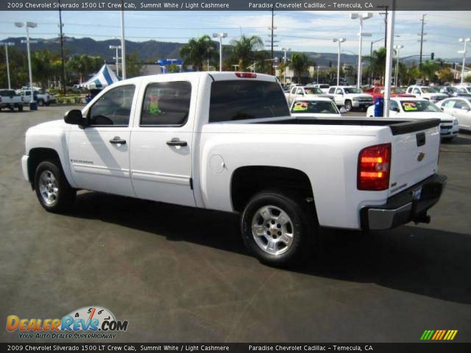 2009 Chevrolet Silverado 1500 LT Crew Cab Summit White / Light Cashmere Photo #5