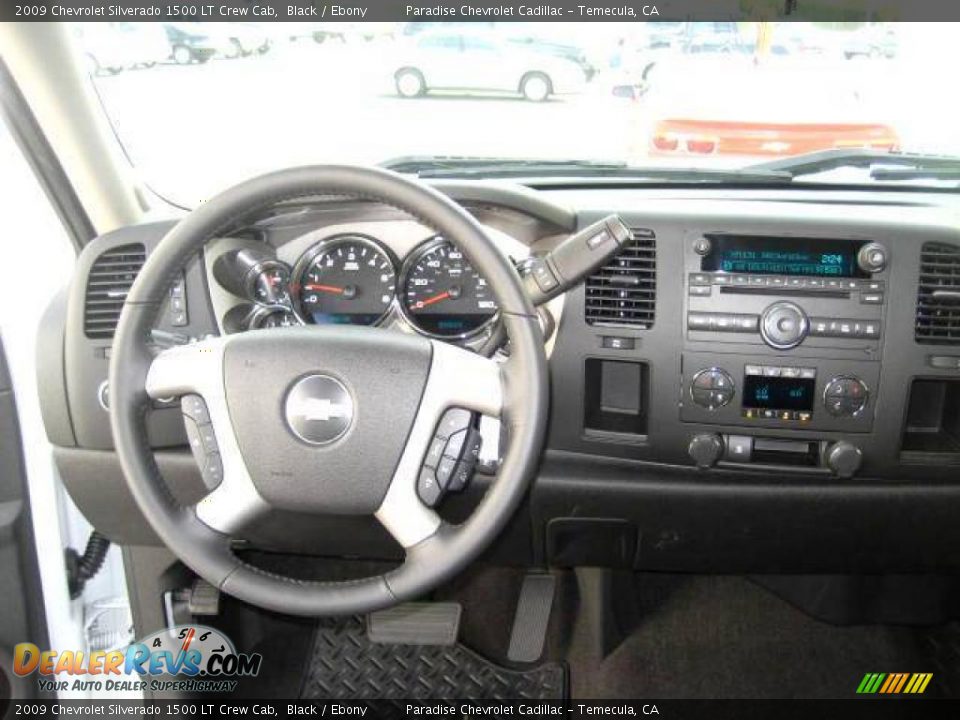 2009 Chevrolet Silverado 1500 LT Crew Cab Black / Ebony Photo #17