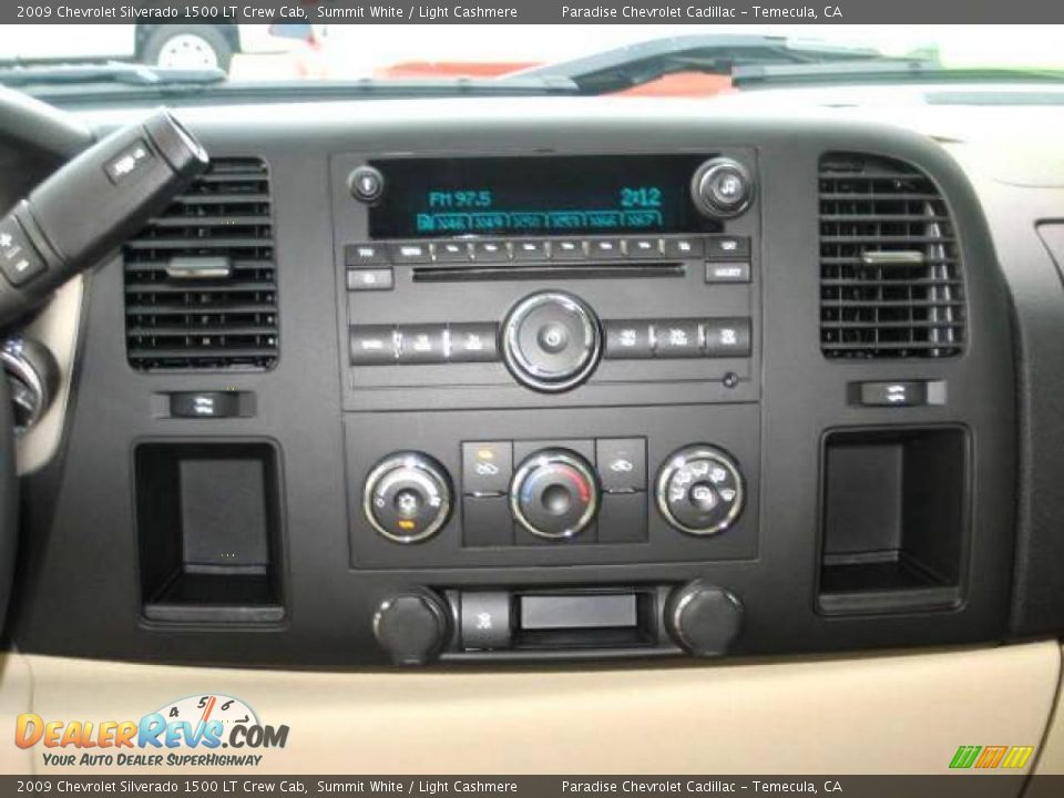 2009 Chevrolet Silverado 1500 LT Crew Cab Summit White / Light Cashmere Photo #14