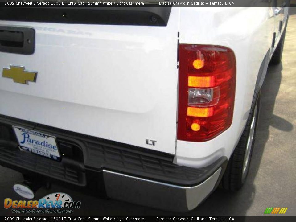 2009 Chevrolet Silverado 1500 LT Crew Cab Summit White / Light Cashmere Photo #16