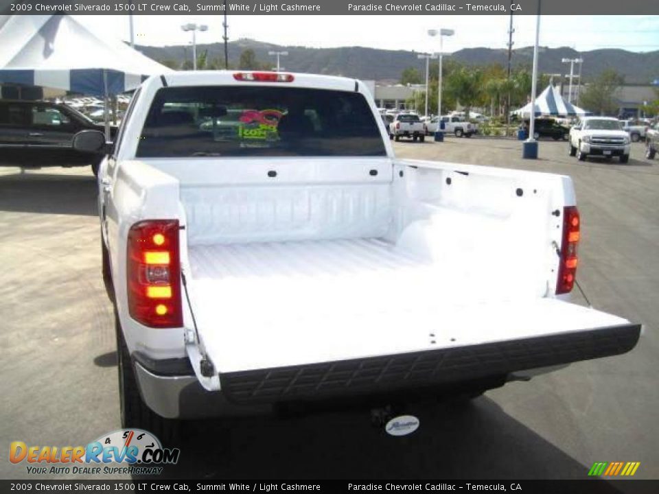 2009 Chevrolet Silverado 1500 LT Crew Cab Summit White / Light Cashmere Photo #18