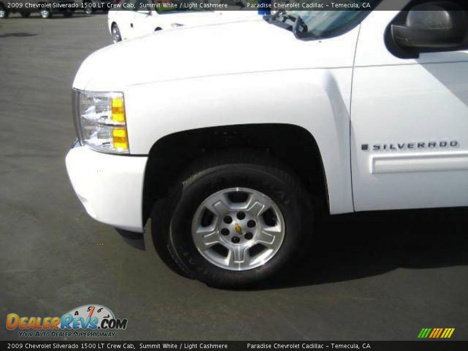2009 Chevrolet Silverado 1500 LT Crew Cab Summit White / Light Cashmere Photo #19