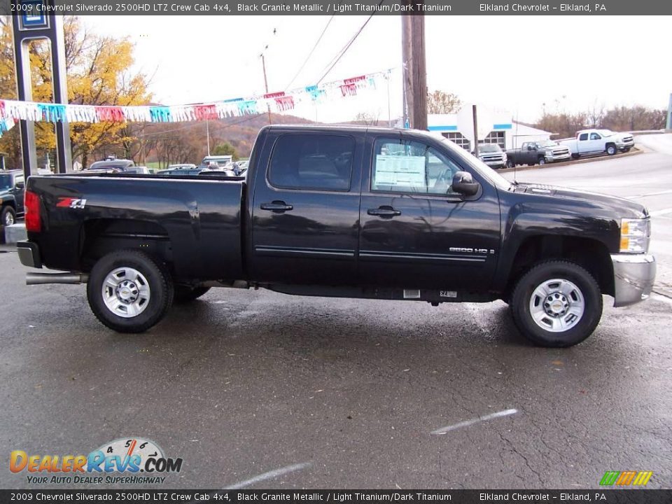 2009 Chevrolet Silverado 2500HD LTZ Crew Cab 4x4 Black Granite Metallic / Light Titanium/Dark Titanium Photo #1