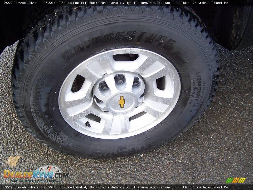 2009 Chevrolet Silverado 2500HD LTZ Crew Cab 4x4 Black Granite Metallic / Light Titanium/Dark Titanium Photo #5
